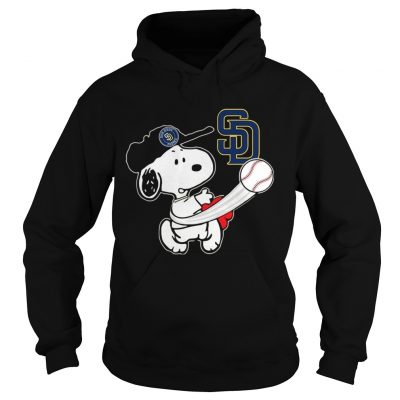 Snoopy Play Baseball TShirt For Fan Padres hoodie