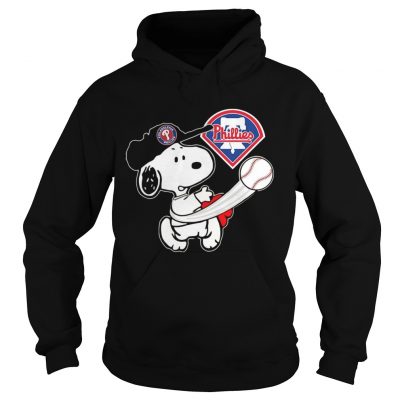 Snoopy Play Baseball TShirt For Fan Phillies hoodie