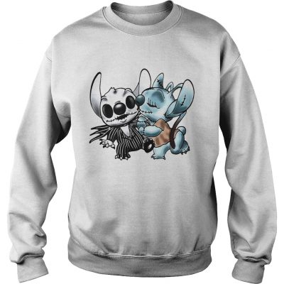 Stitch and Angel Jack Skellington The Nightmare Before Christmas sweatshirt