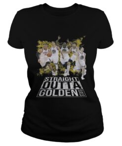 Straight Outta Golden State Warriors Fans Ladies Tee