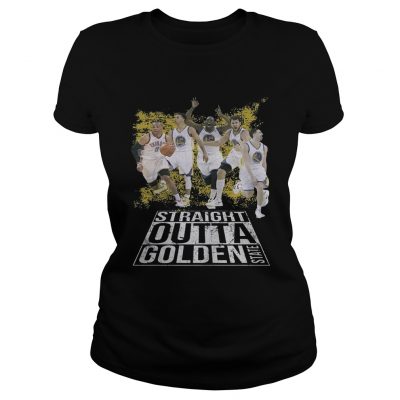 Straight Outta Golden State Warriors Fans Ladies Tee