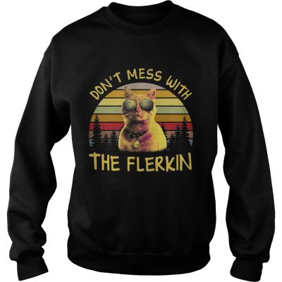 Sweatshirt Cat Goose dont mess with the flerkin sunset shirt