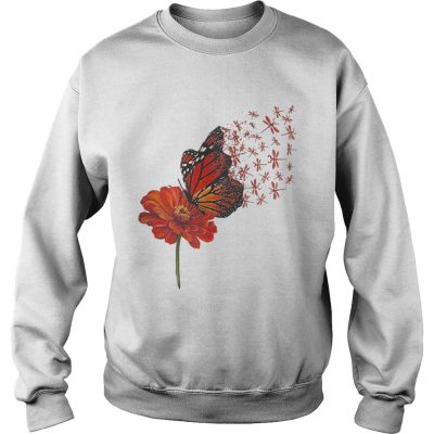 Sweatshirt Dragonfly Gerbera Daisy shirt