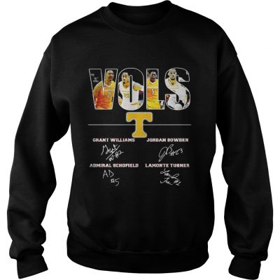 Sweatshirt Tennessee Volunteers VOLS Grant Williams Jordan Bowden Admiral Schofield Lamonte Turner shirt