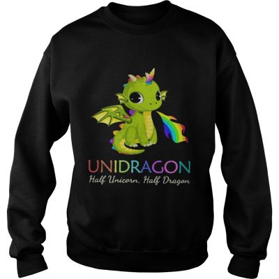 Unidragon half unicorn half unicorn LGBT sweatshirt