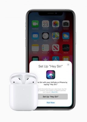 pple AirPods are now capable of hands-free Hey, Siri