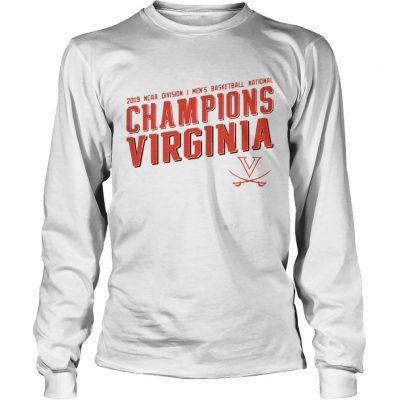 2019 NCAA Division I Mens Basketball National Champions Virginia longsleeve tee