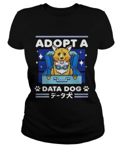 Adopt a Data Dog ladies tee