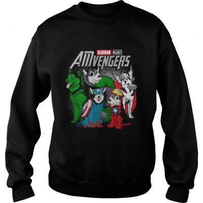 Alaskan Malamute AMvengers Marvel Endgame sweatshirt