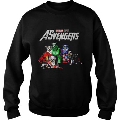 Australian Shepherd Asvengers Marvel Avengers sweatshirt