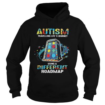 Autism Travelling Lifes Journey Using A Different Roadmap hoodie