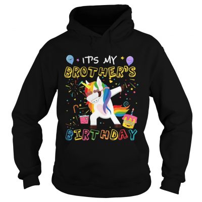 Awesome It’s My Brother’s Birthday Funny Kid hoodie