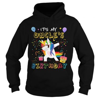 Awesome It’s My Uncle’s Birthday Funny Kid hoodie