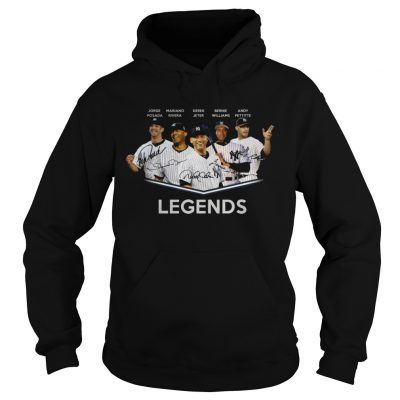 Baseball Yankees Derek Jeter Jorge Posada Mariano Rivera Andy Pettitte legends hoodie