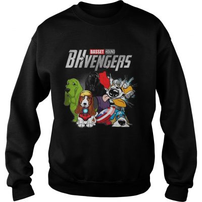 Basset Hound BHvengers Marvel Avengers sweatshirt