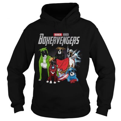 Boxer Boxervengers Marvel Avengers hoodie