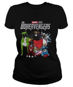 Boxer Boxervengers Marvel Avengers ladies tee