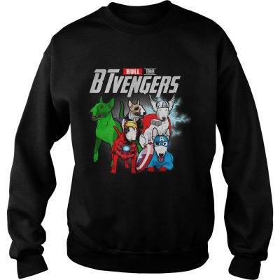 Bull Terrier BTvengers Marvel Avengers sweatshirt