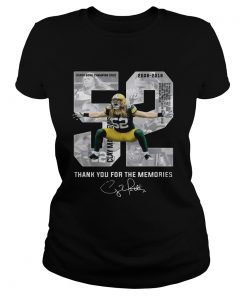 Clay Matthews Iii Thank You For The Memories ladies tee