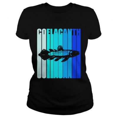 Coelacanth fish evolution extinct palaeontology ladies tee