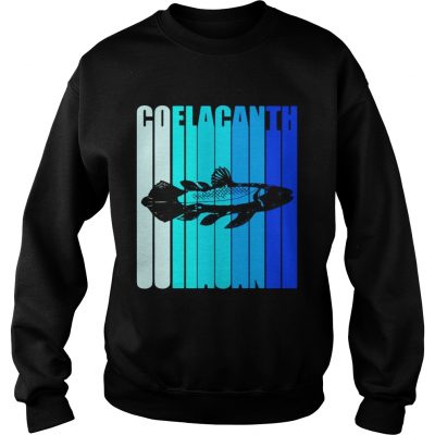 Coelacanth fish evolution extinct palaeontology sweatshirt