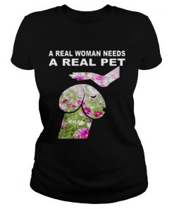 Cosmos seeds Dickhead Dog Noma Bar a real woman needs a real pet ladies tee