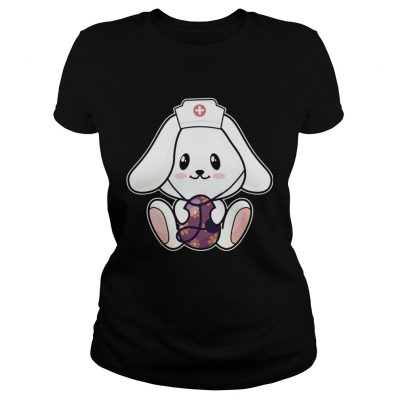 Cute Rabbit Easters Day ladies tee