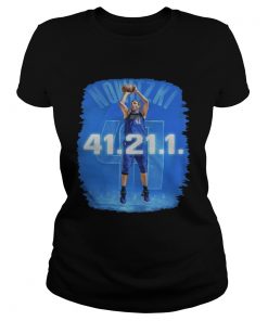 Dallas Mavericks Dirk Nowitzki 41 21 1 ladies tee