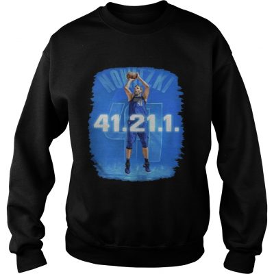 Dallas Mavericks Dirk Nowitzki 41 21 1 sweatshirt