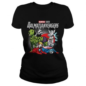 Dalmatianvengers Dalmatian Marvel Avenger Endgame ladies tee