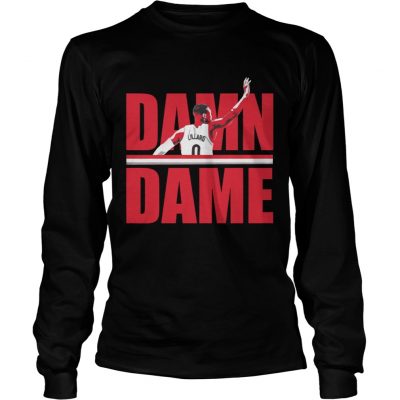 Dame Time Damian Lillard Game winner longsleeve tee