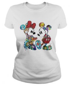 Disney Mickey Mouse and Minnie ladies tee