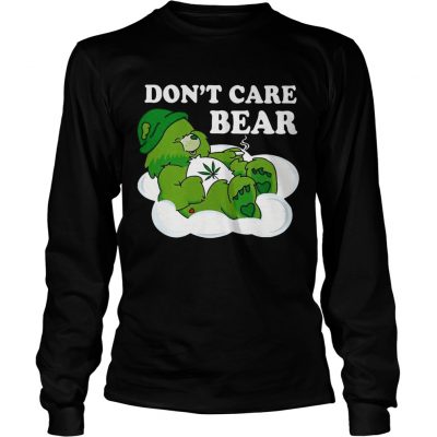 Dont Care Bear Weed longsleeve tee