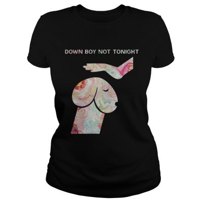 Down Boy Not Tonight Flower Dickhead Dog Noma Bar ladies tee