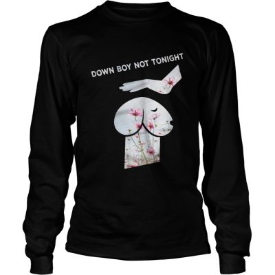 Down Boy Not Tonight Flower Dickhead Dog Noma Bar youth longsleeve tee