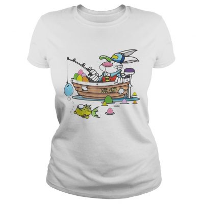 Easter Shirt For Boys Men Dad Fishing ladies tee