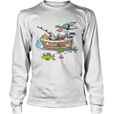 Easter Shirt For Boys Men Dad Fishing longsleeve tee