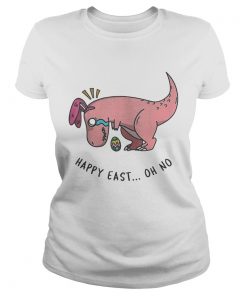 Easter Trex Happy East Oh No ladies tee