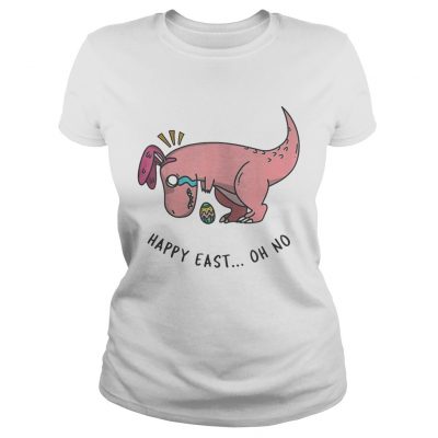 Easter Trex Happy East Oh No ladies tee