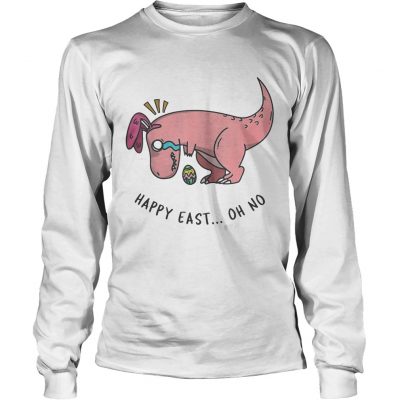 Easter Trex Happy East Oh No longsleeve tee