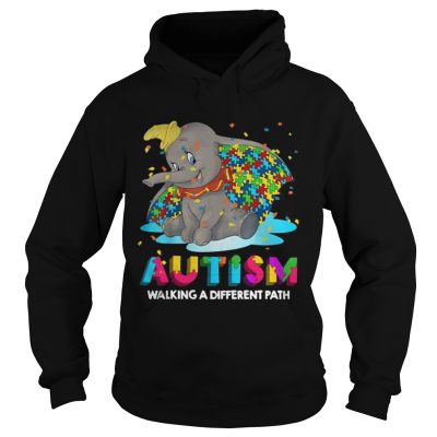 Elephant autism walking a different path hoodie