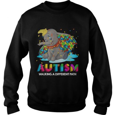 Elephant autism walking a different path sweatshirt