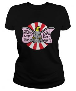 Embrace what makes you different dumbo ladies tee