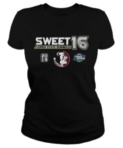 Florida State Seminoles 2019 NCAA Basketball Tournament March Madness Sweet 16 ladies tee