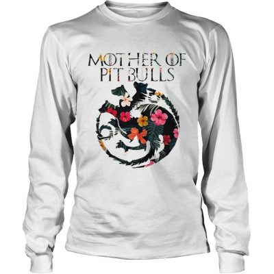 Flower mother of bitbulls longsleeve tee