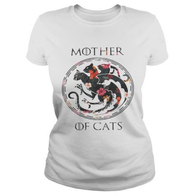 Flower mother of cats game of Thrones ladies tee