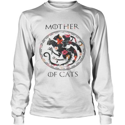 Flower mother of cats game of Thrones longsleeve tee