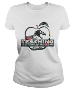 Flower teaching is a walk in the park ladies tee