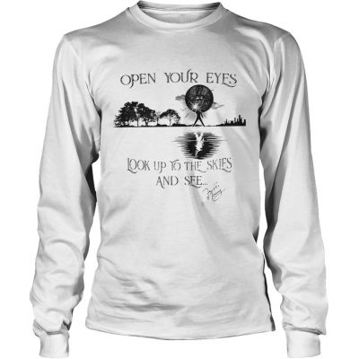 Freddie Mercury open your eyes look up to the skies and see longsleeve tee