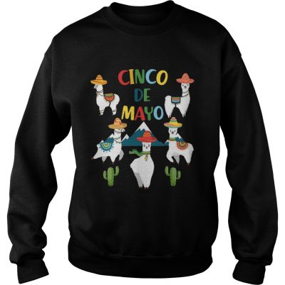 Funny Cinco De Mayo Llama Men Women sweatshirt